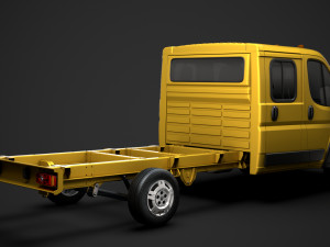 ram promaster truck crew cab 4035xl wb 2020 3D Model
