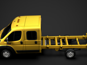 ram promaster truck crew cab 4035xl wb 2020 3D Model