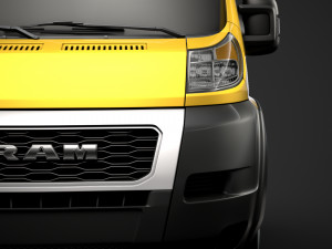 ram promaster truck crew cab 4035xl wb 2020 3D Model
