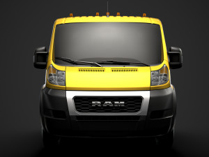 ram promaster truck crew cab 4035xl wb 2020 3D Model