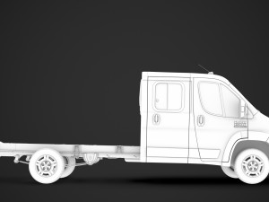 ram promaster truck crew cab 4035xl wb 2020 3D Model