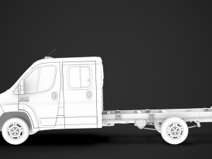 ram promaster truck crew cab 4035xl wb 2020 3D Model