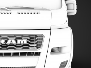 ram promaster truck crew cab 4035xl wb 2020 3D Model