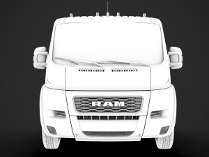 ram promaster truck crew cab 4035xl wb 2020 3D Model