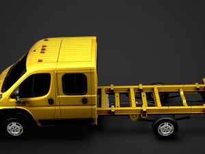 ram promaster truck crew cab 4035xl wb 2020 3D Model
