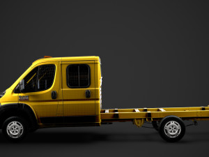 ram promaster truck crew cab 4035xl wb 2020 3D Model