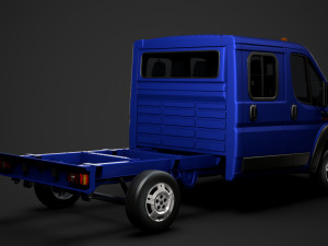 ram promaster truck crew cab 3450 wb 2020 3D Модель