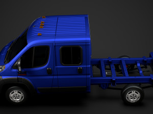 ram promaster truck crew cab 3450 wb 2020 3D Модель