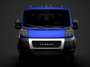 ram promaster truck crew cab 3450 wb 2020 3D Модель