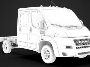 ram promaster truck crew cab 3450 wb 2020 3D Модель