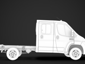 ram promaster truck crew cab 3450 wb 2020 3D Модель
