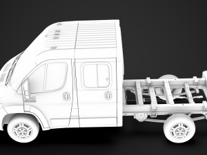 ram promaster truck crew cab 3450 wb 2020 3D Модель