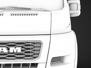 ram promaster truck crew cab 3450 wb 2020 3D Модель