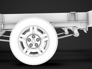 ram promaster truck crew cab 3450 wb 2020 3D Модель