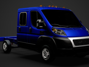 ram promaster truck crew cab 3450 wb 2020 3D Модель