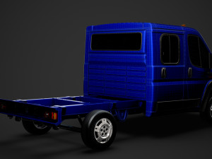 ram promaster truck crew cab 3450 wb 2020 3D Модель