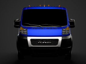 ram promaster truck crew cab 3450 wb 2020 3D Модель