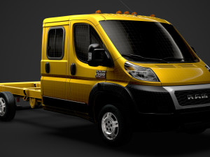 ram promaster truck crew cab 4035xl wb 2020 3D Модель