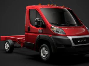 ram promaster truck cabine simples 3000 wb 2020 Modelo 3D