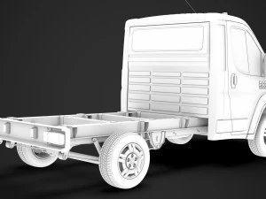 ram promaster truck single cab 3000 wb 2020 3D Model