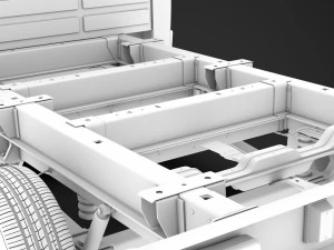 ram promaster truck single cab 3000 wb 2020 3D Model