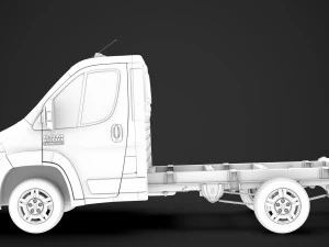 ram promaster truck single cab 3000 wb 2020 3D Model