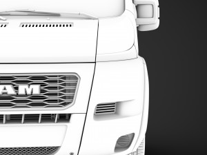ram promaster truck single cab 3000 wb 2020 3D Модель