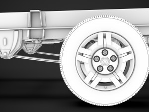 ram promaster truck single cab 3000 wb 2020 3D Модель