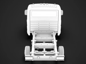 ram promaster truck single cab 3000 wb 2020 3D Model