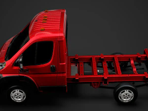 ram promaster truck single cab 3000 wb 2020 3D Model