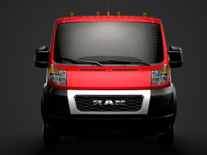 ram promaster truck single cab 3000 wb 2020 3D Модель