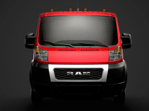 ram promaster truck single cab 3000 wb 2020 3D Model