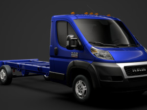 ram promaster truck single cab 4300 wb 2020 3D Model