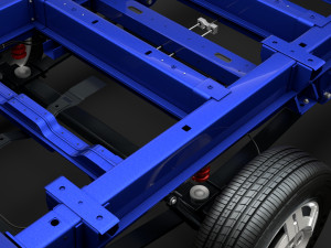 ram promaster truck single cab 4300 wb 2020 3D Model