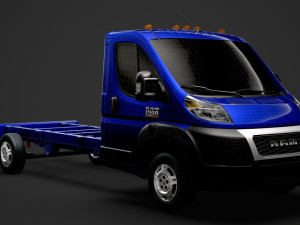 ram promaster truck single cab 4300 wb 2020 3D Model