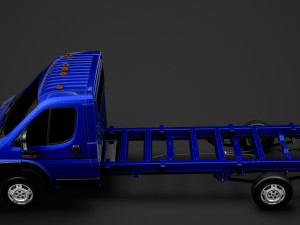 ram promaster truck single cab 4300 wb 2020 3D Model