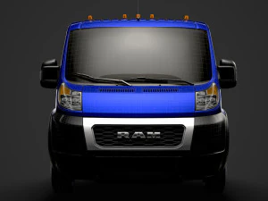 ram promaster truck single cab 4300 wb 2020 3D Model