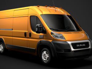 ram promaster cargo 2500 hr 159wb 2020 3D Model
