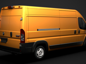 ram promaster cargo 2500 hr 159wb 2020 3D 모델