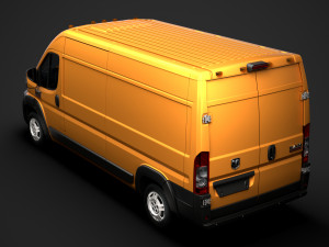 ram promaster cargo 2500 hr 159wb 2020 3D 모델