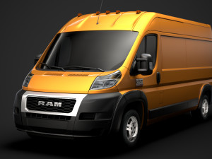 ram promaster cargo 2500 hr 159wb 2020 3D 모델