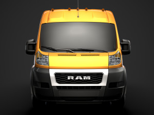 ram promaster cargo 2500 hr 159wb 2020 3D 모델