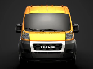 ram promaster cargo 2500 hr 159wb 2020 3D Model