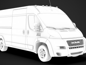 ram promaster cargo 2500 hr 159wb 2020 3D 모델