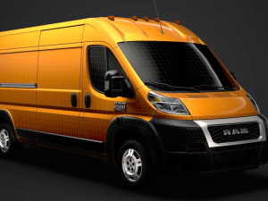 ram promaster cargo 2500 hr 159wb 2020 3D 모델