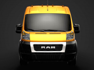 ram promaster cargo 2500 hr 159wb 2020 3D 모델