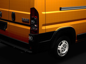 ram promaster cargo 2500 hr 159wb 2020 3D 모델