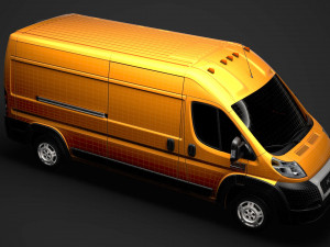 ram promaster cargo 2500 hr 159wb 2020 3D 모델
