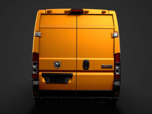 ram promaster cargo 2500 hr 159wb 2020 3D 모델