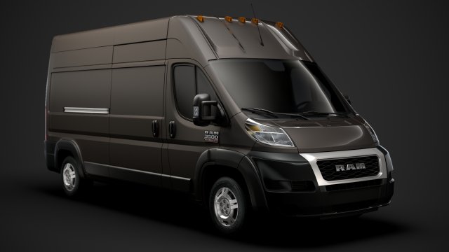 ram promaster cargo 3500 h3 159wb 2020 3D 모델 .c4d .max .obj .3ds .fbx .stl .blend 